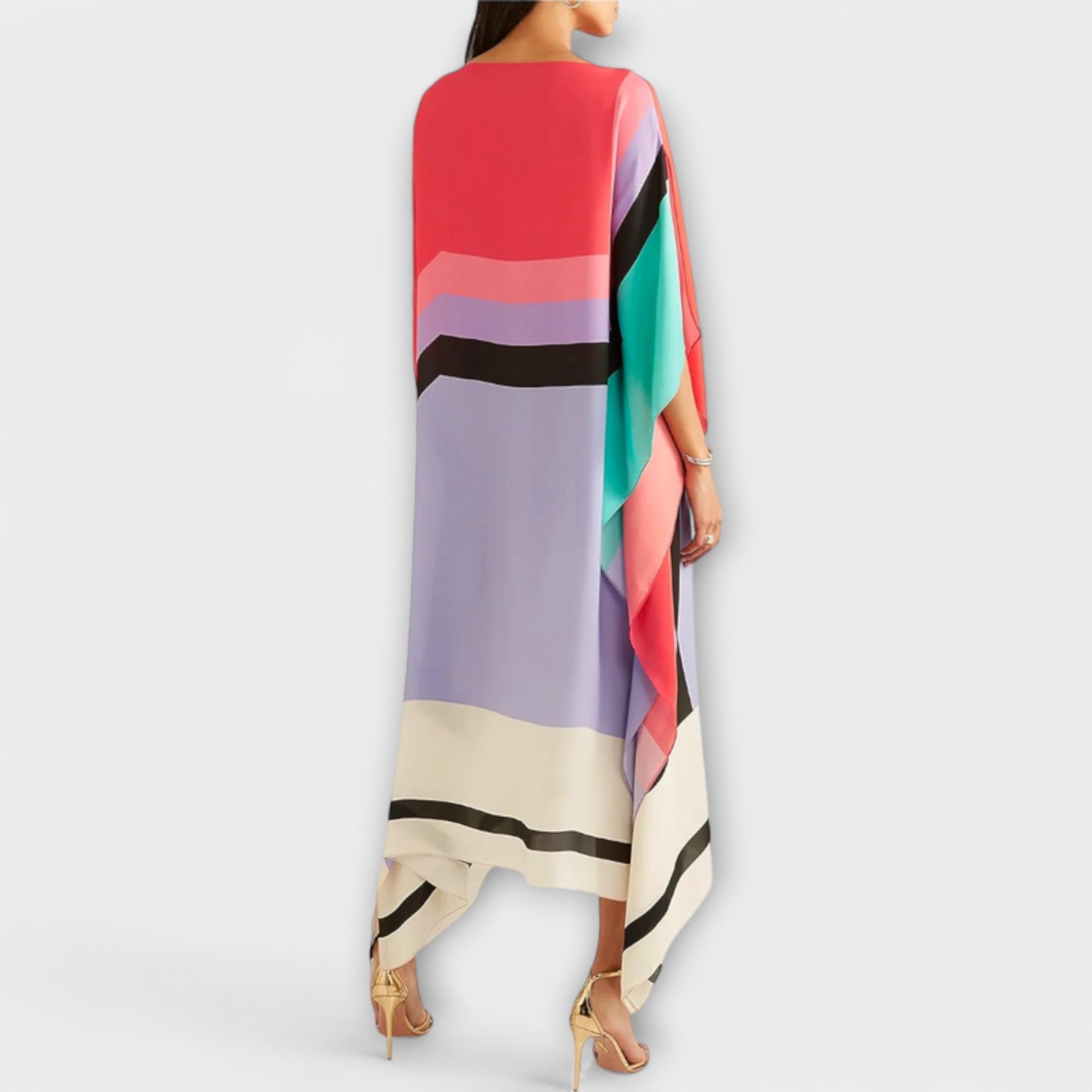 Elenora - Strihový geometrický kaftan