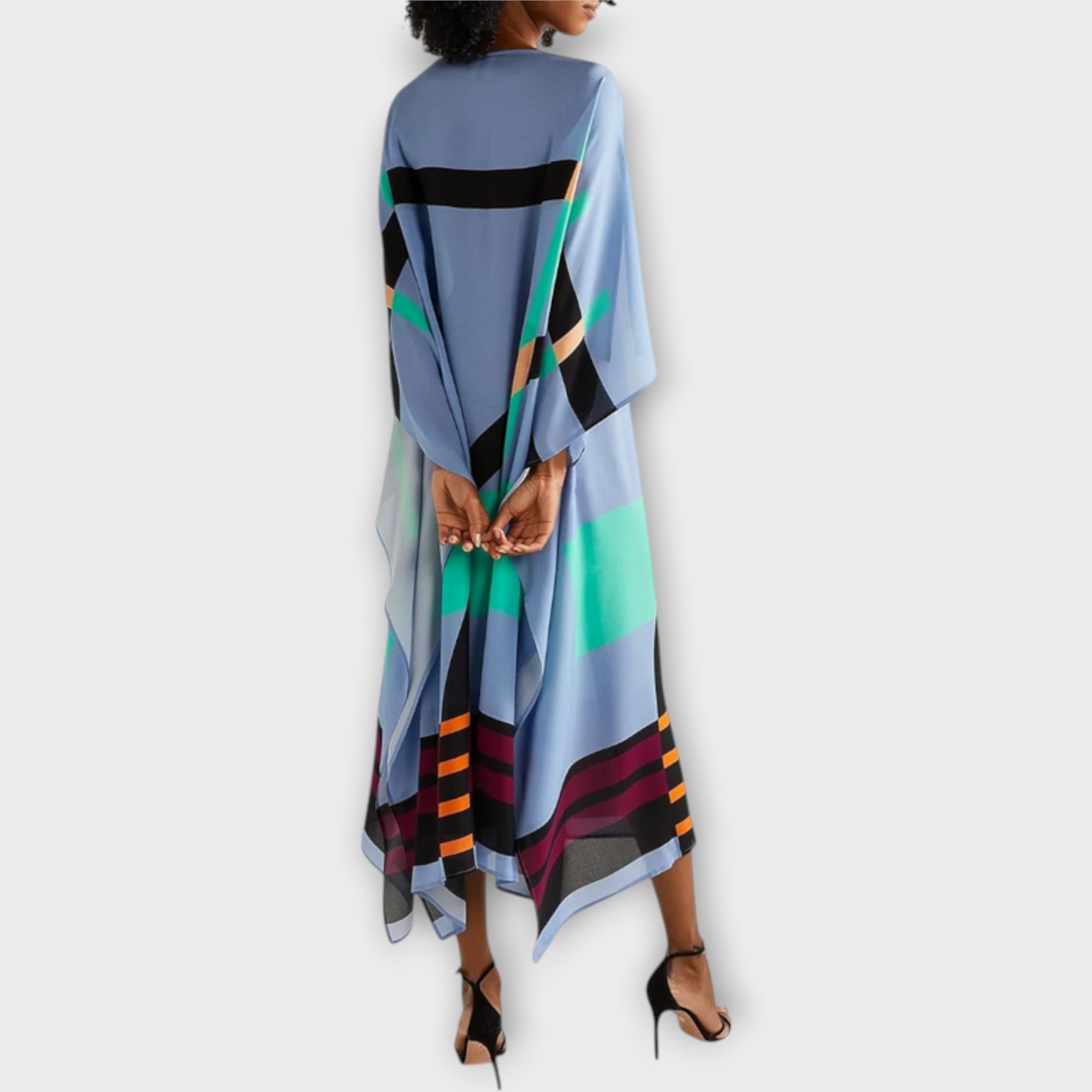 Elenora - Strihový geometrický kaftan