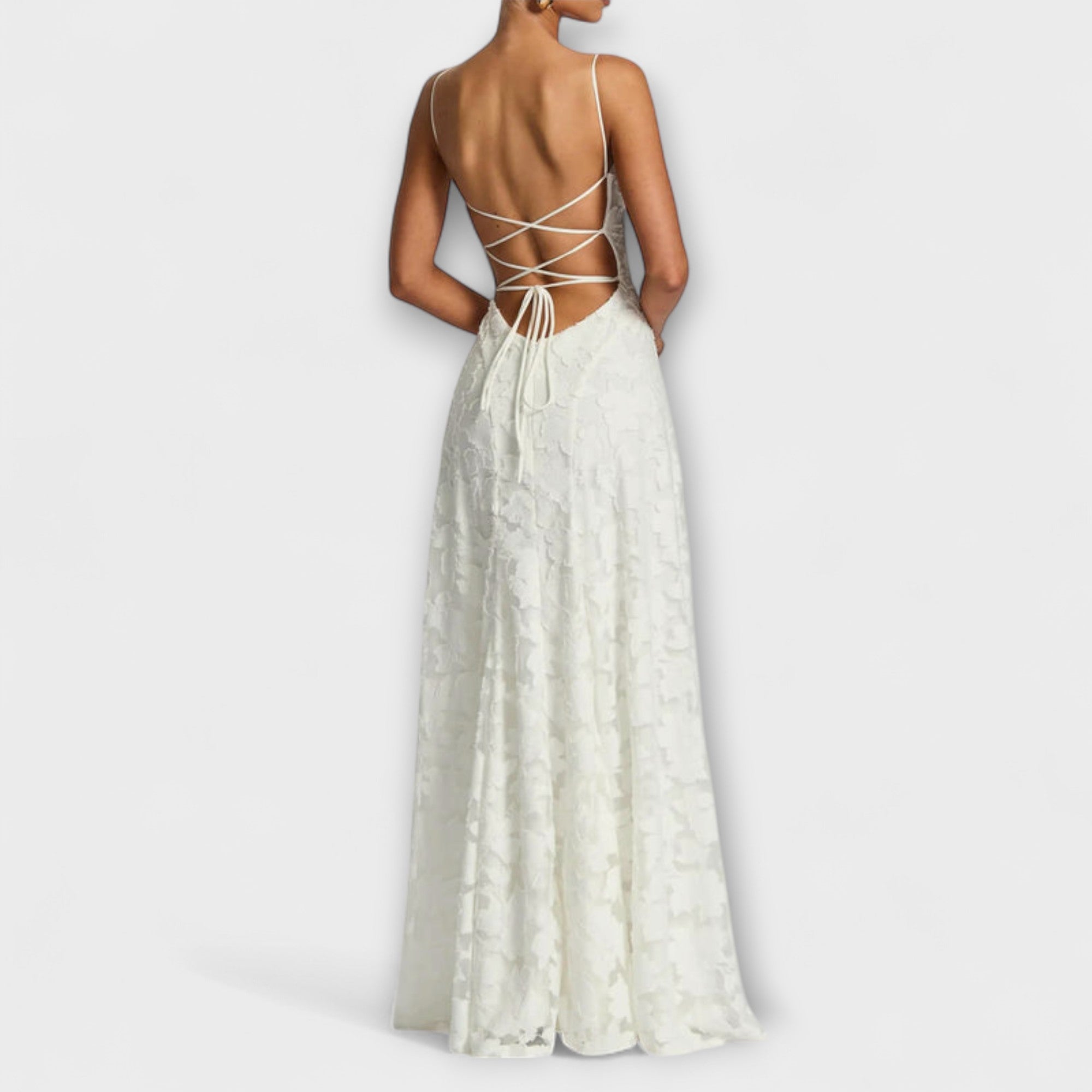 Emberly - Elegantné Jacquard-Maxikleid