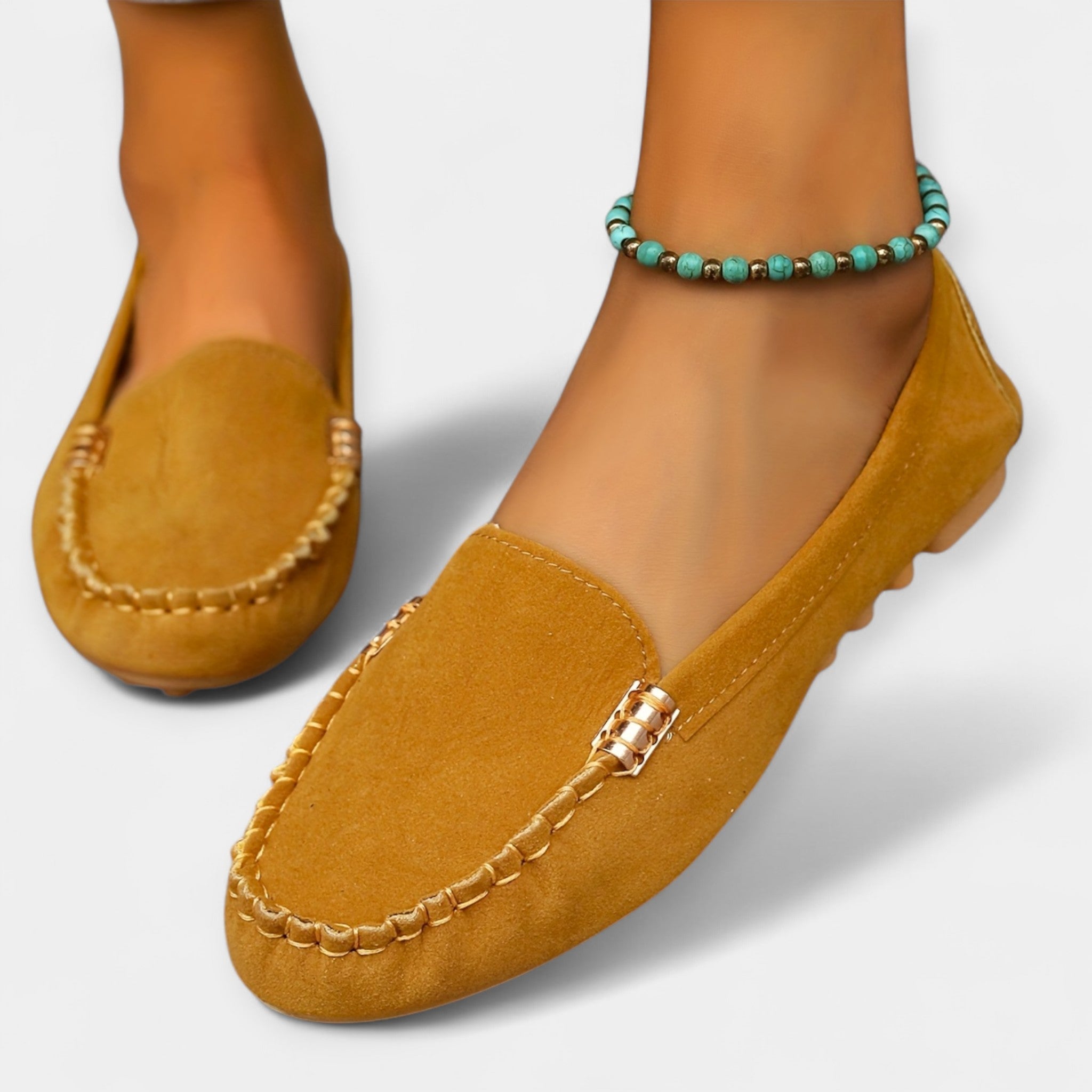 Loafers cu detaliu metalic
