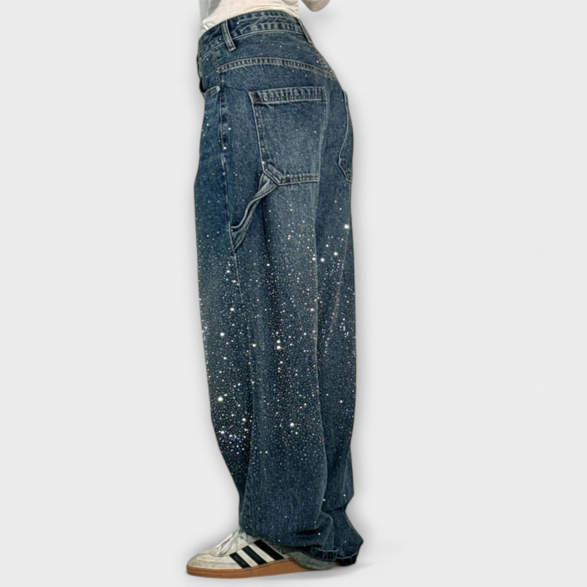 Fable - Shine Denim Jeans v štýle Balloon Carpenter