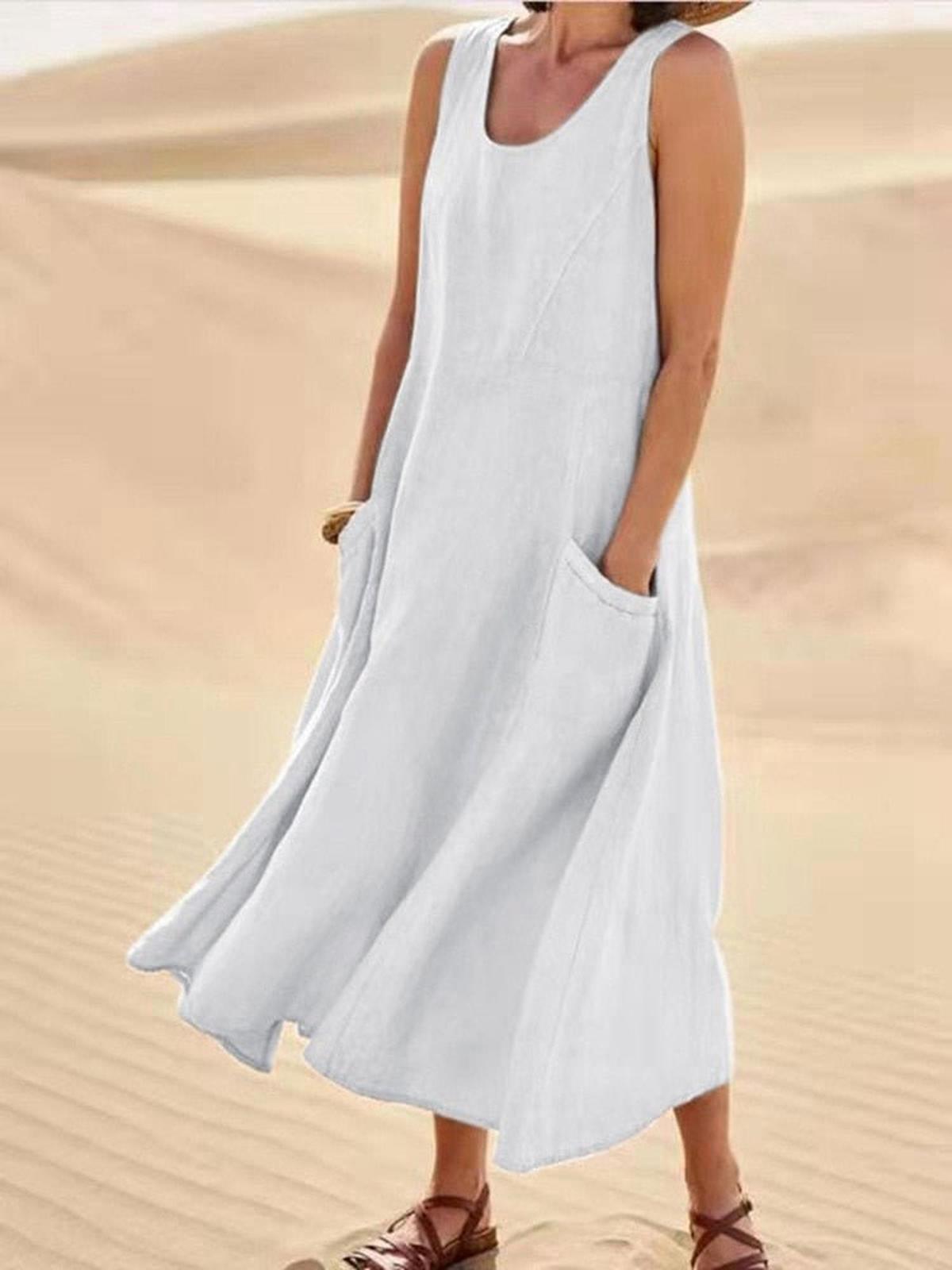Airy Cotton Summer Dress For Women