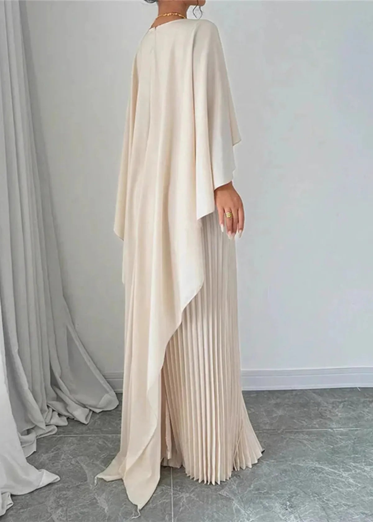 Batwing Sleeve Maxi Dress