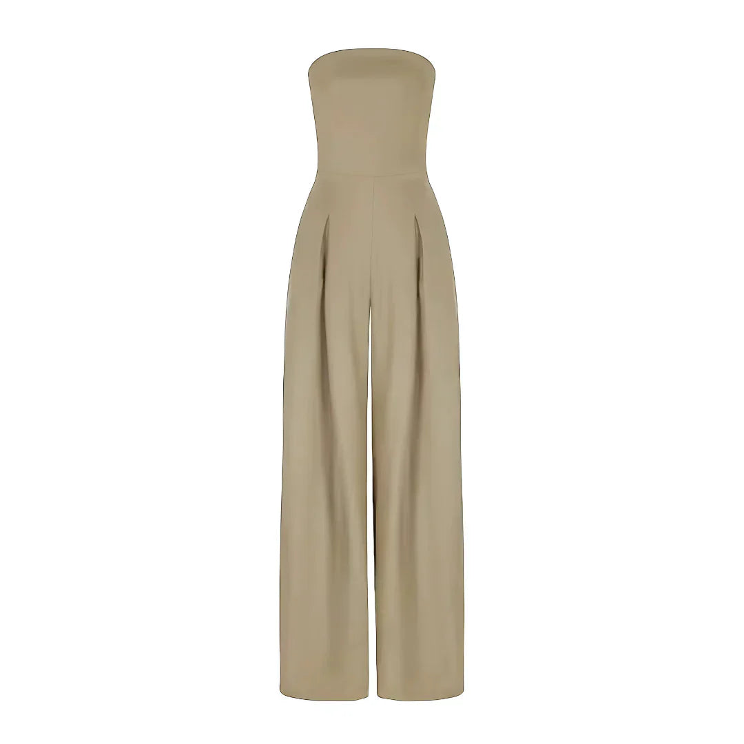 Salopetă elegantă fără bretele