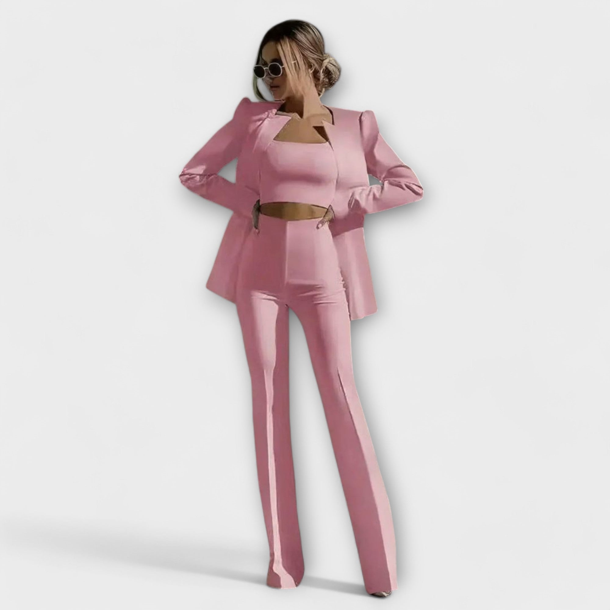 Selina - Štýlová 3-dielna súprava (Blazer, Top, Nohavice)