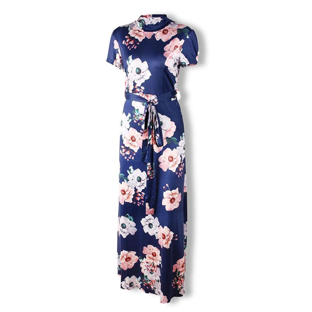 Floral Spring Dress With Flowing Silhouette