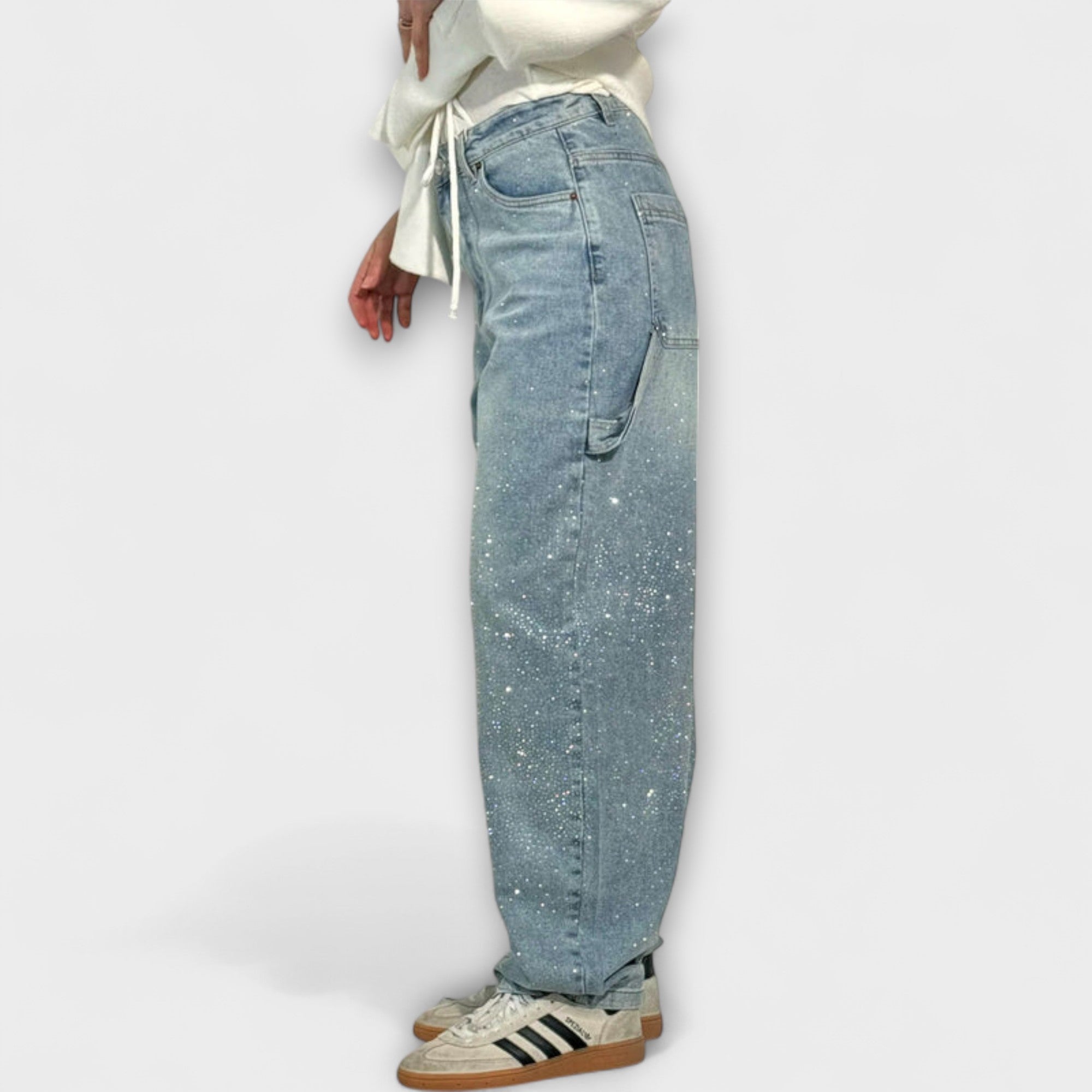 Fable - Shine Denim Jeans v štýle Balloon Carpenter