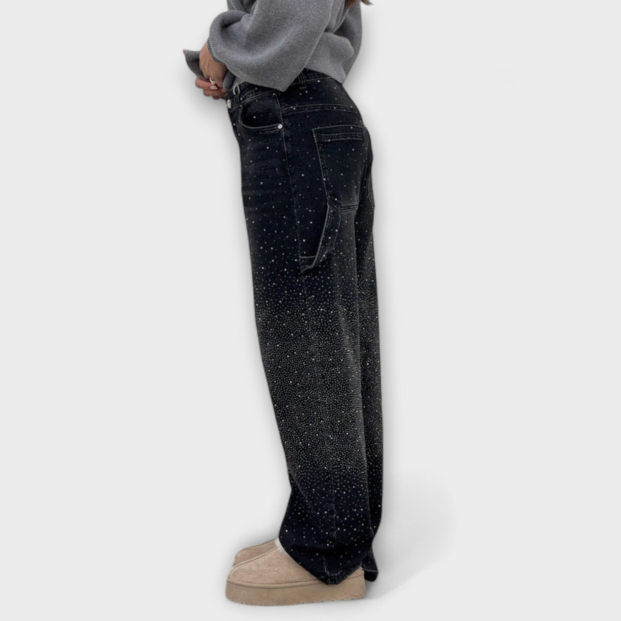 Fable - Shine Denim Jeans v štýle Balloon Carpenter