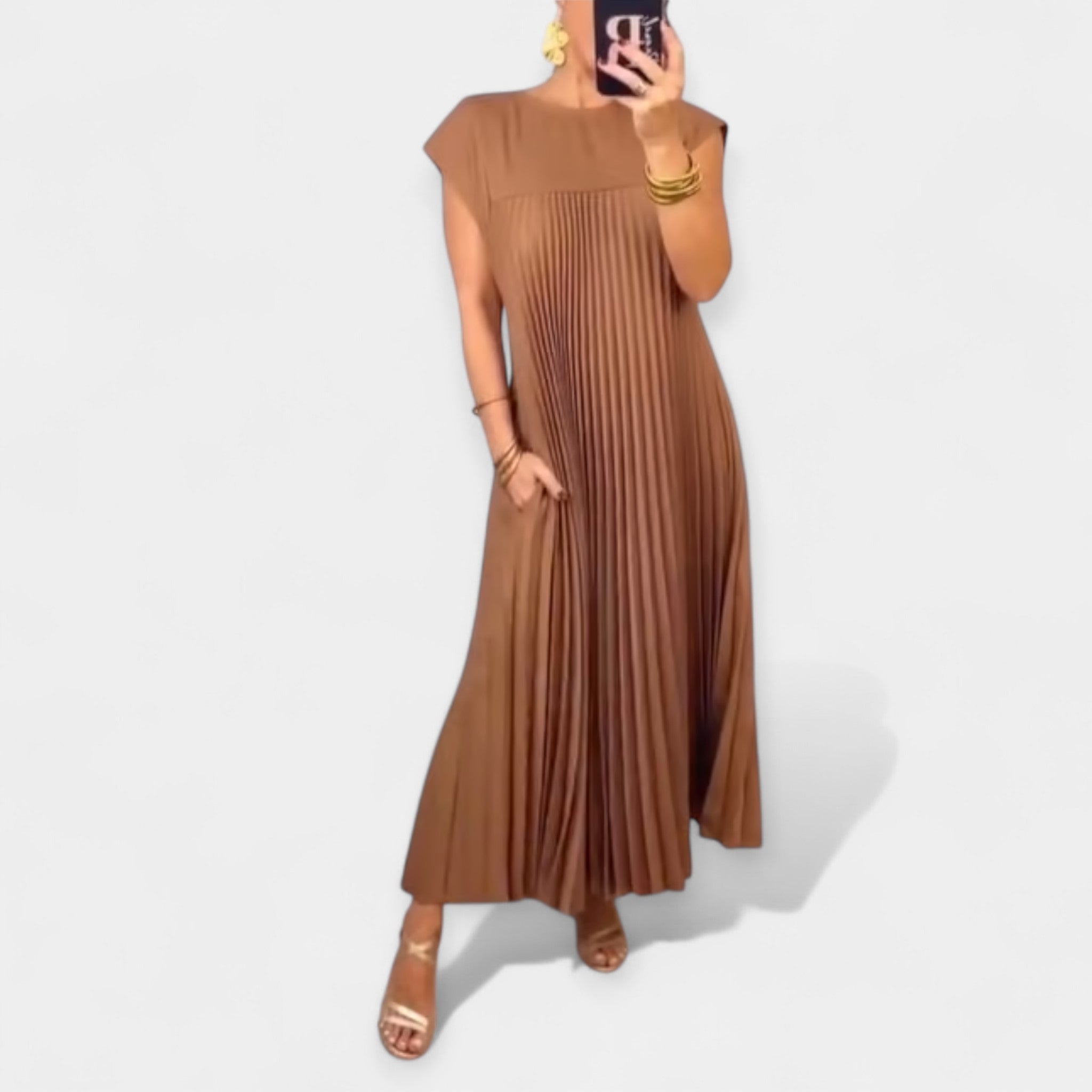 Rochie lungă casual și comodă