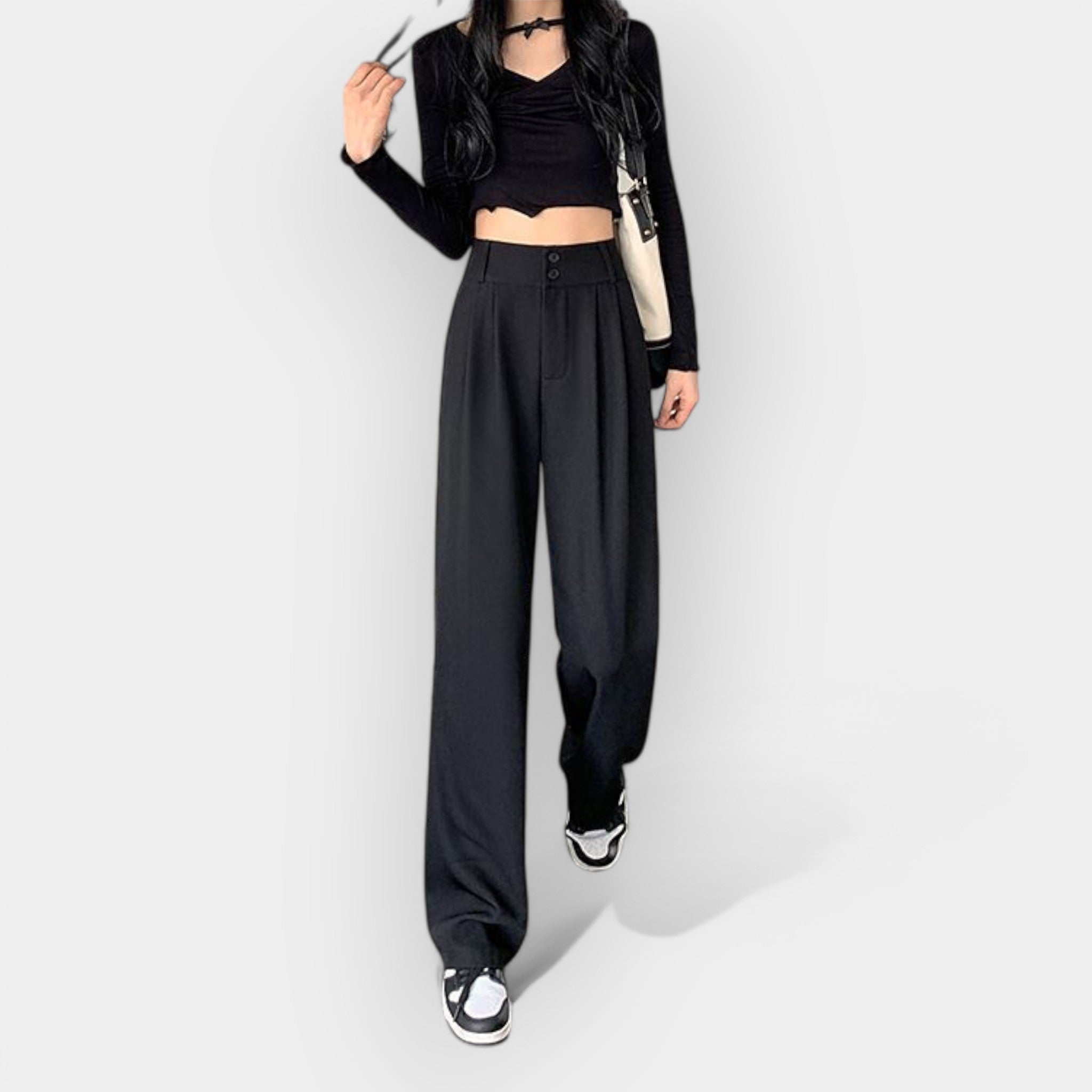 Pantaloni Largi Stil Korean