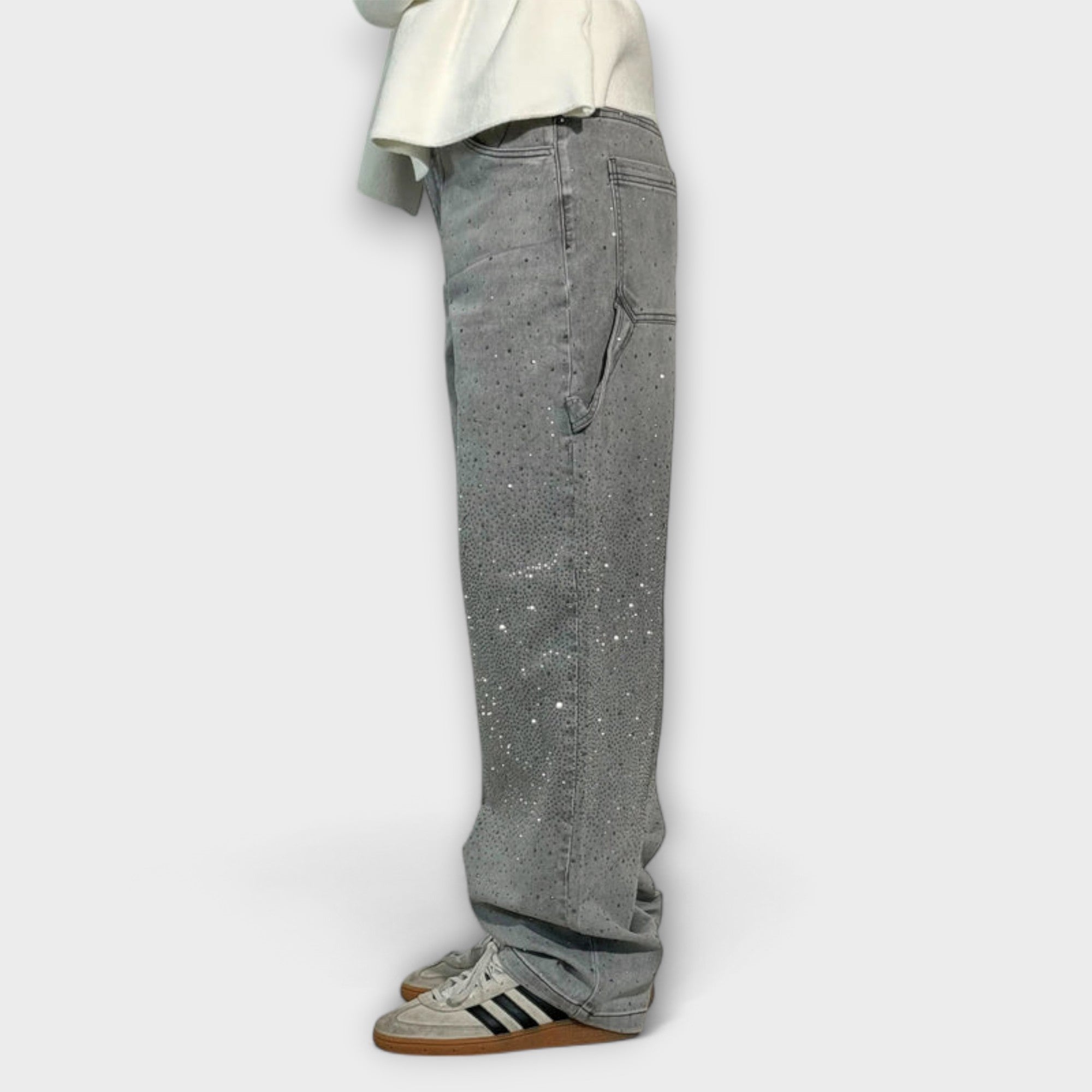 Fable - Shine Denim Jeans v štýle Balloon Carpenter