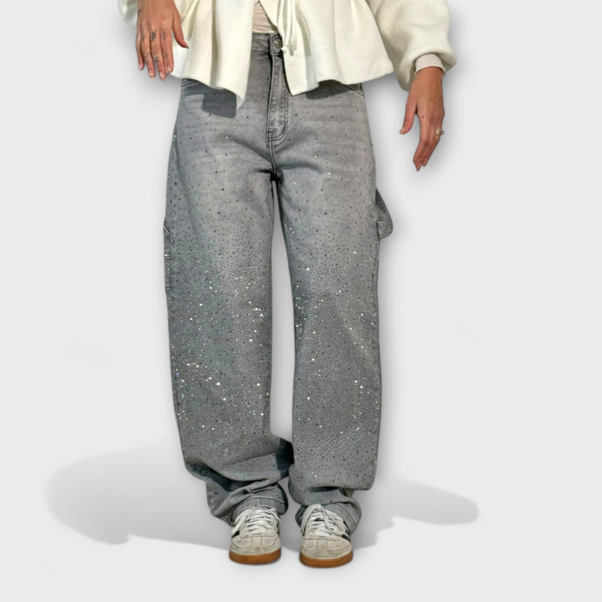 Fable - Shine Denim Jeans v štýle Balloon Carpenter