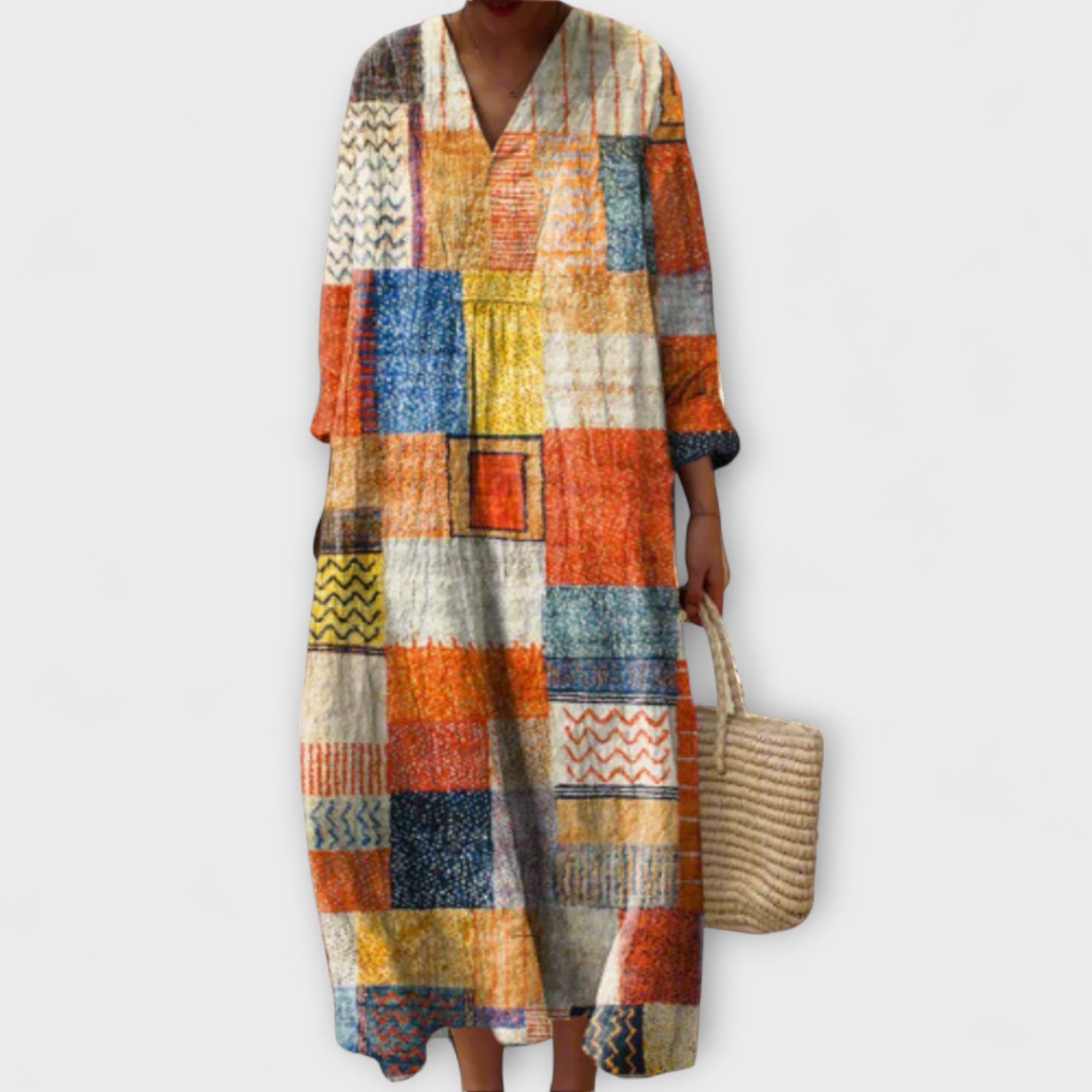 Vianna – Elegant Geometric Dress