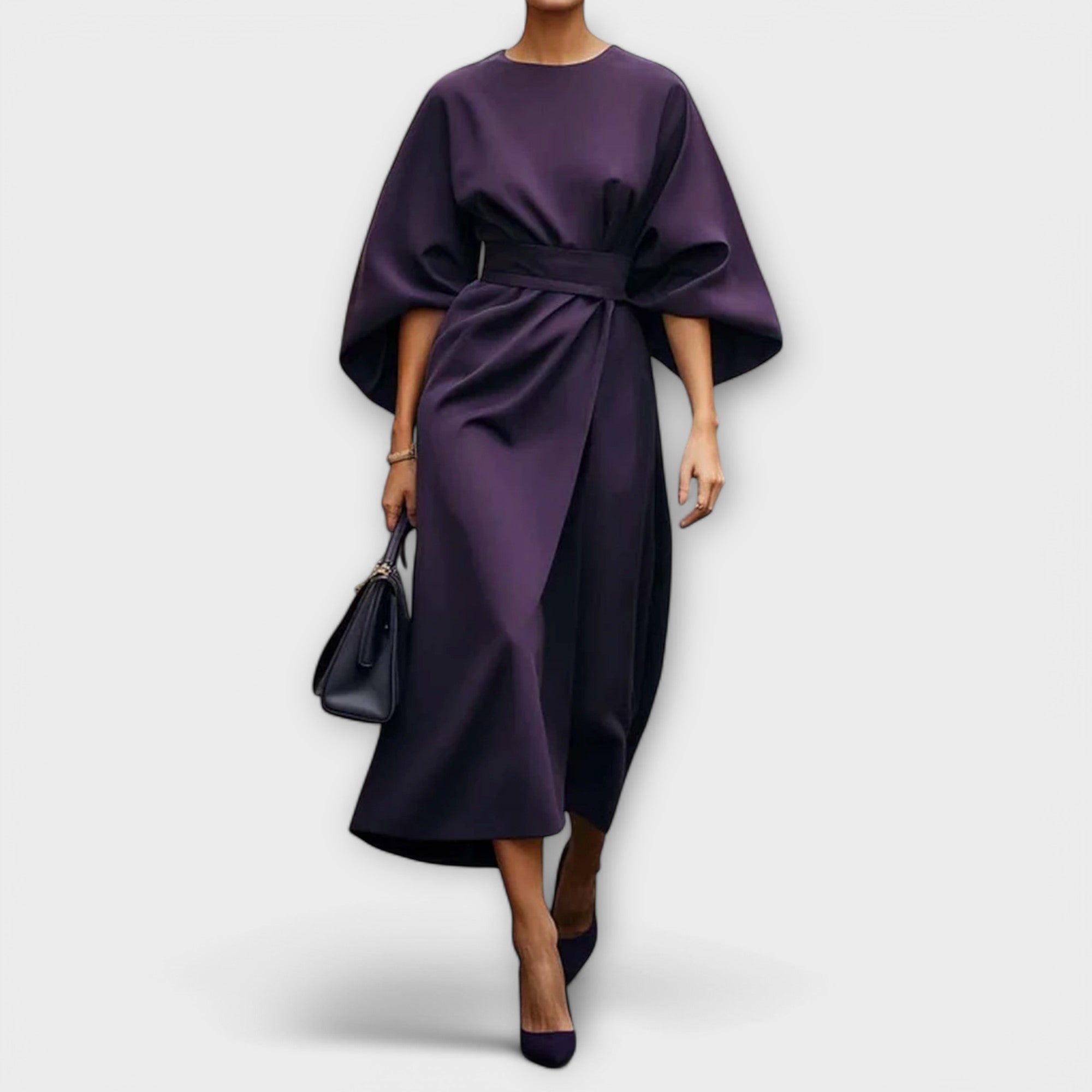 Elegant Long-Sleeve Dress
