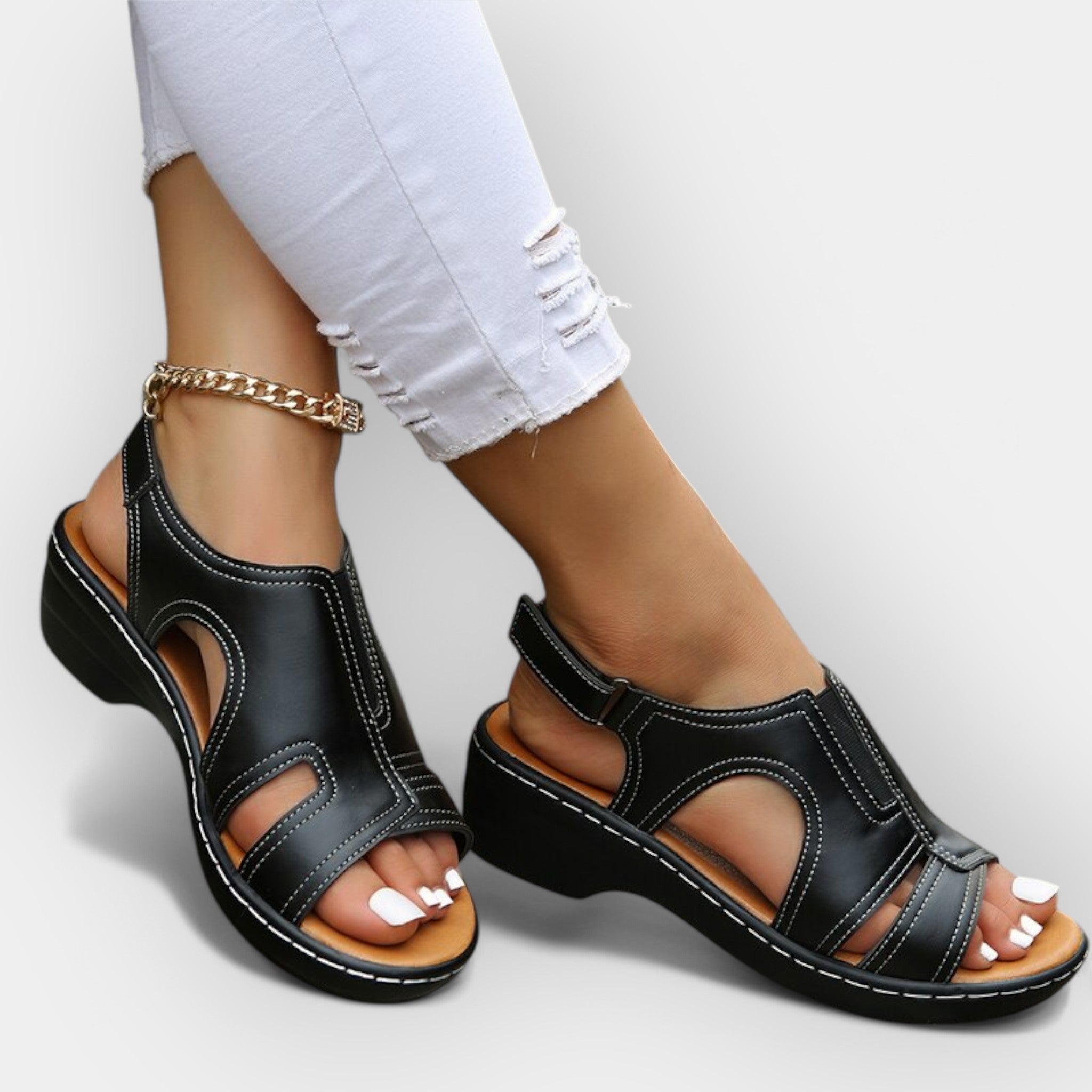 Sandale din piele cu stil