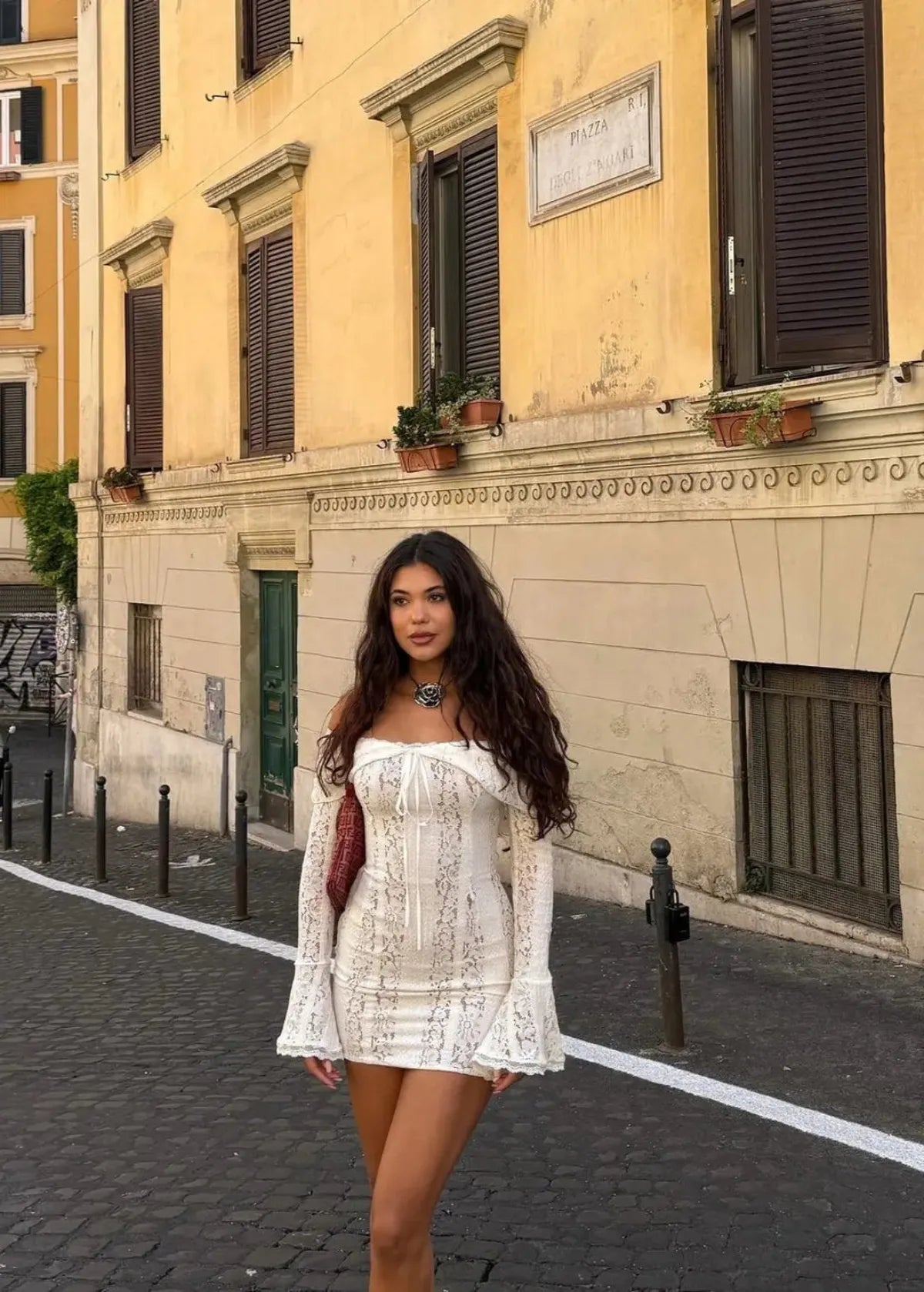 Strapless Floral Mini Dress