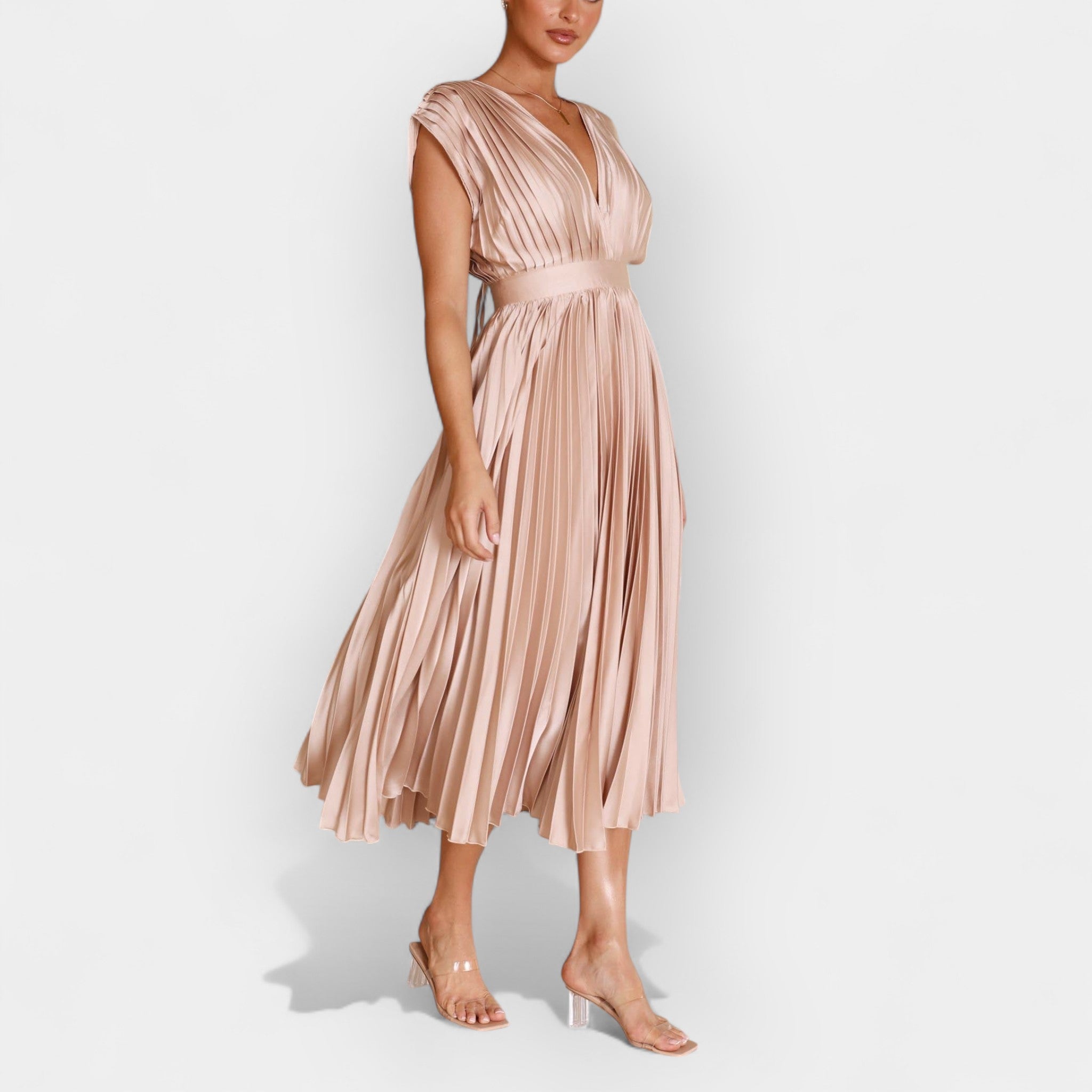 Rochie elegantă plisată – croială rafinată