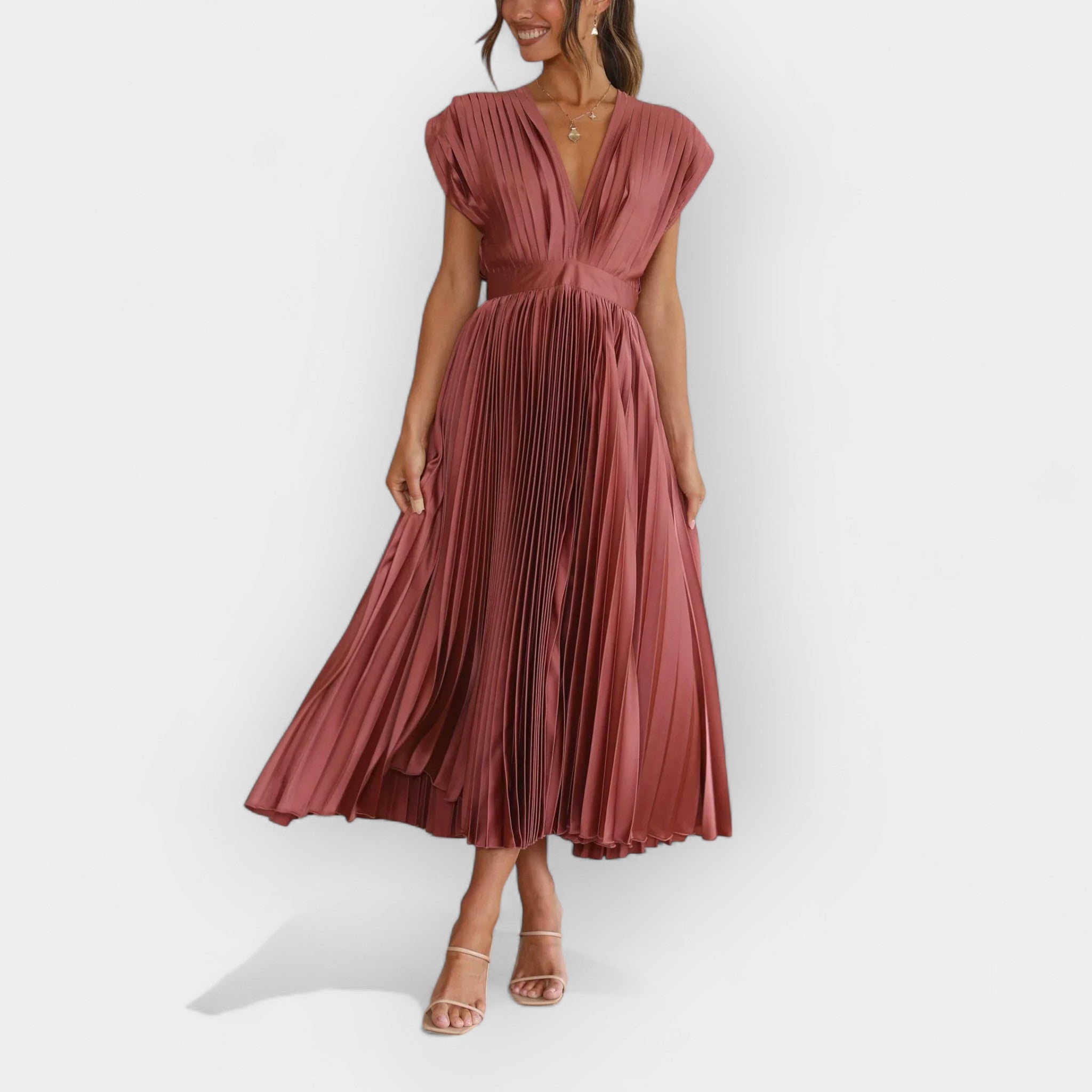 Rochie elegantă plisată – croială rafinată
