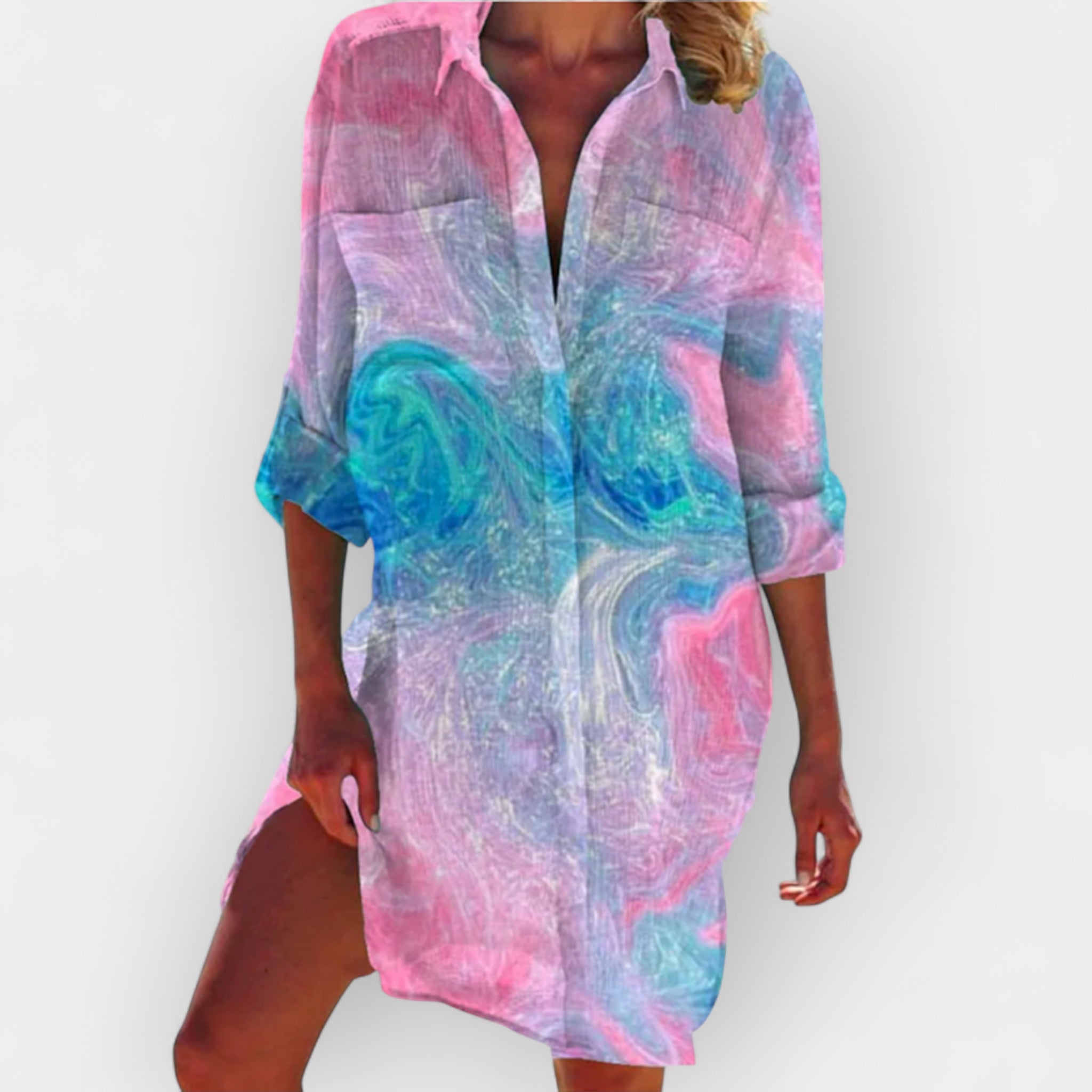 Rochie Vaporoasă cu Croială Elegantă