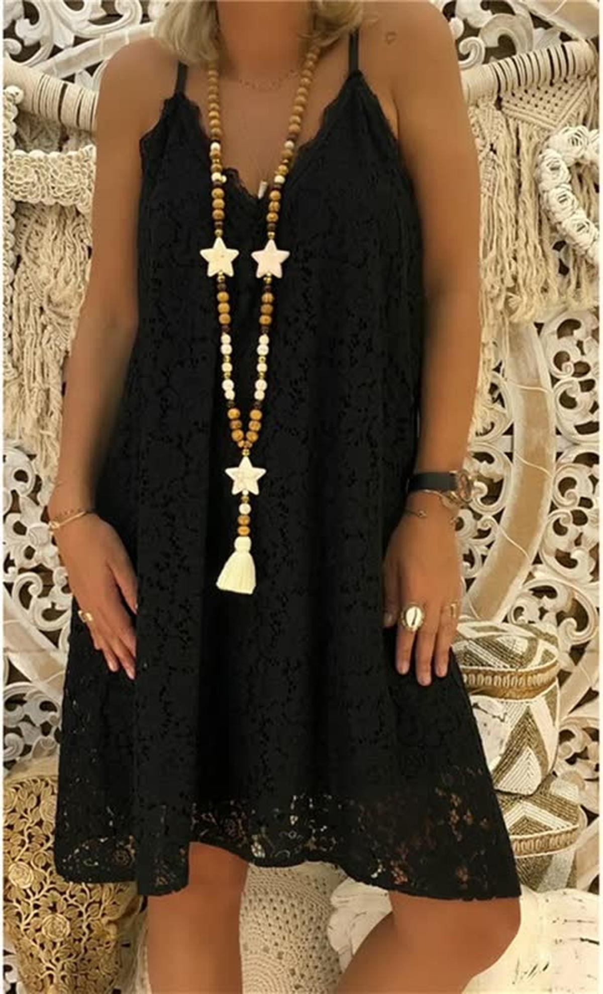 V-Neck Summer Dress With Flattering Silhouette