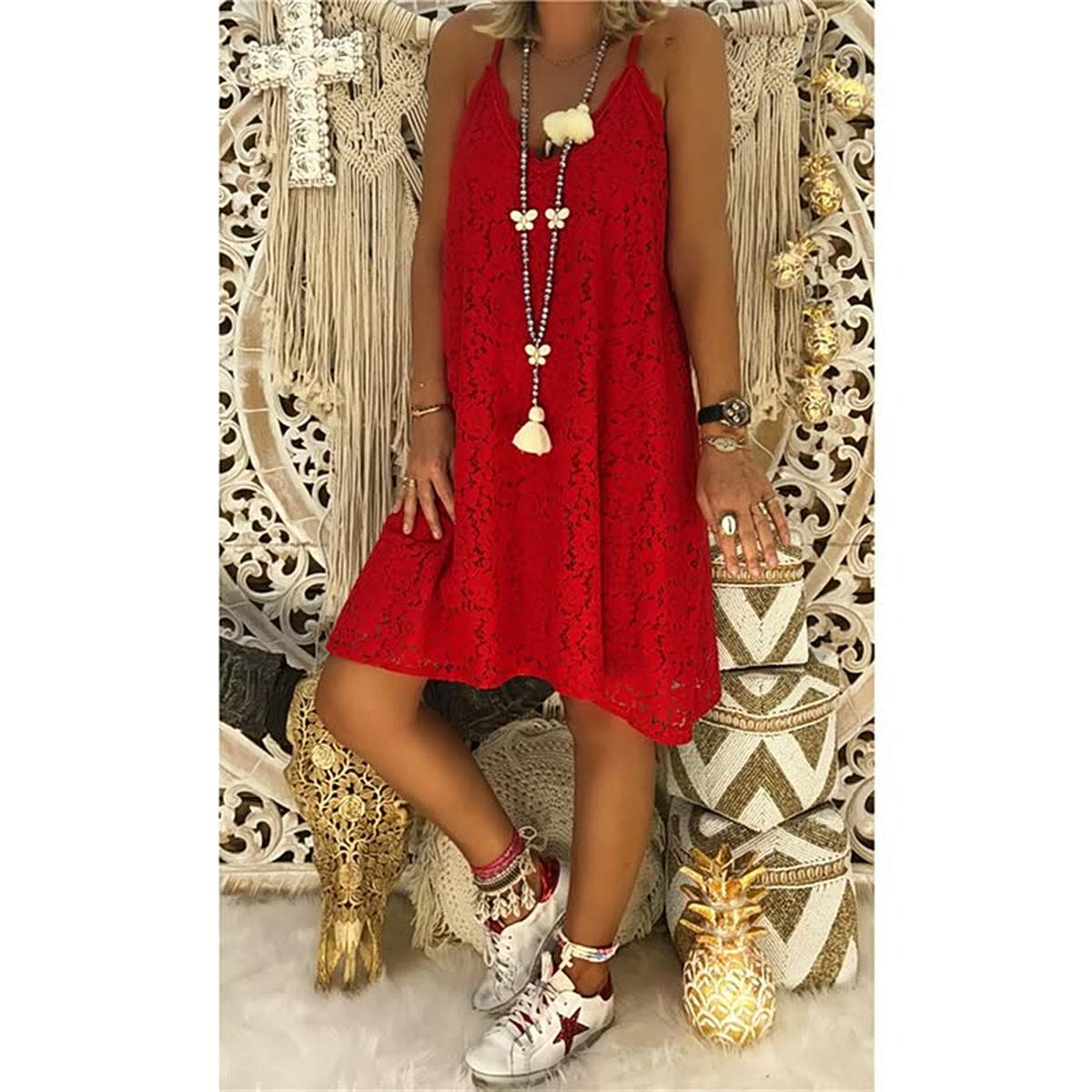 V-Neck Summer Dress With Flattering Silhouette