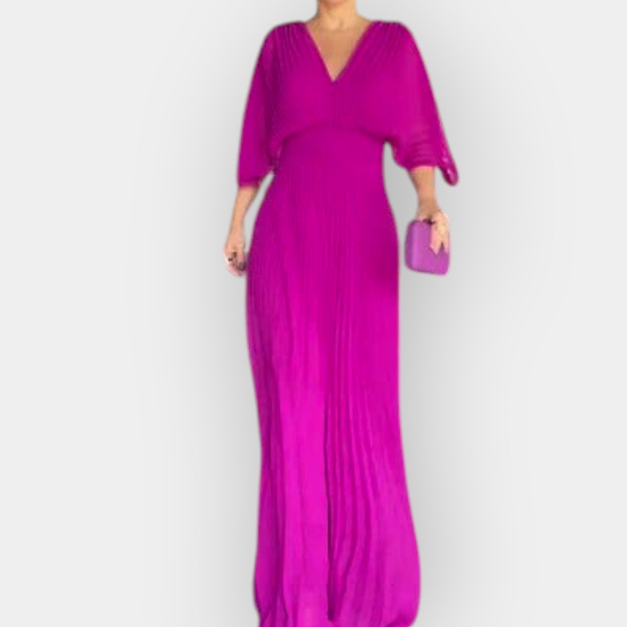 Rochie pliată elegantă