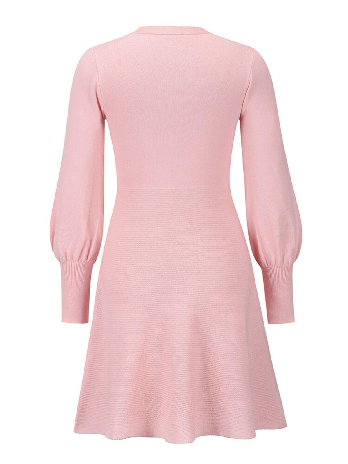 Women's Chic Balloon Sleeve Dress