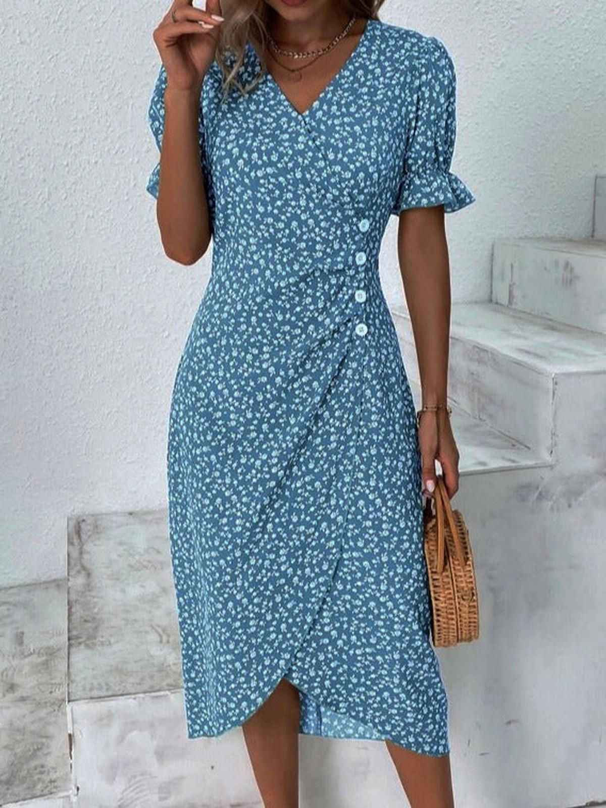 Women's Knee-Length Summer Dress