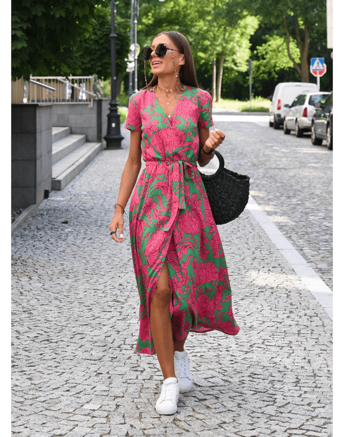 Women's Lightweight Floral Summer Dress