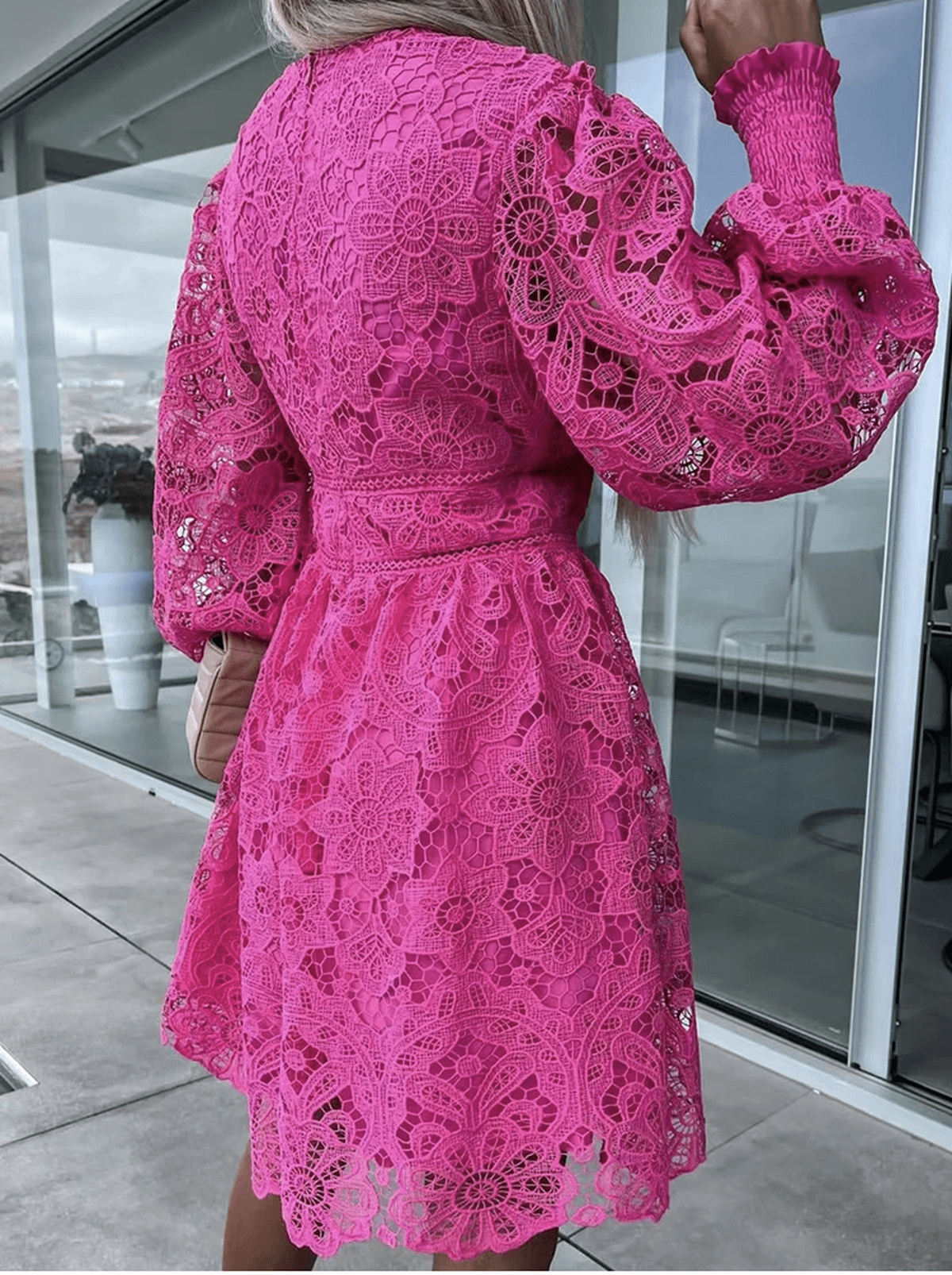 Women's Spring Mini Dress - Chic, Versatile, Comfortable