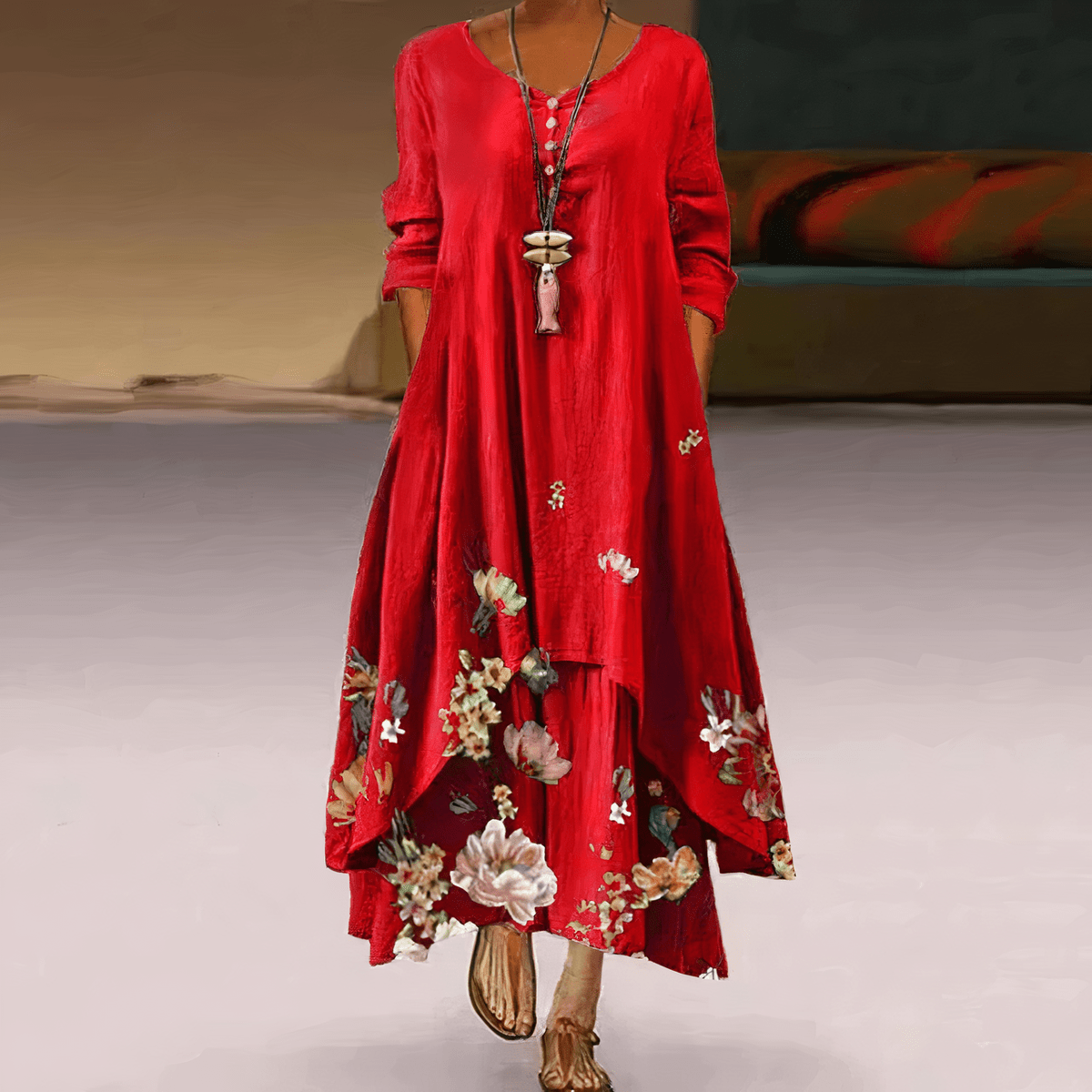 Women's Sustainable A-Line All-Season Dress