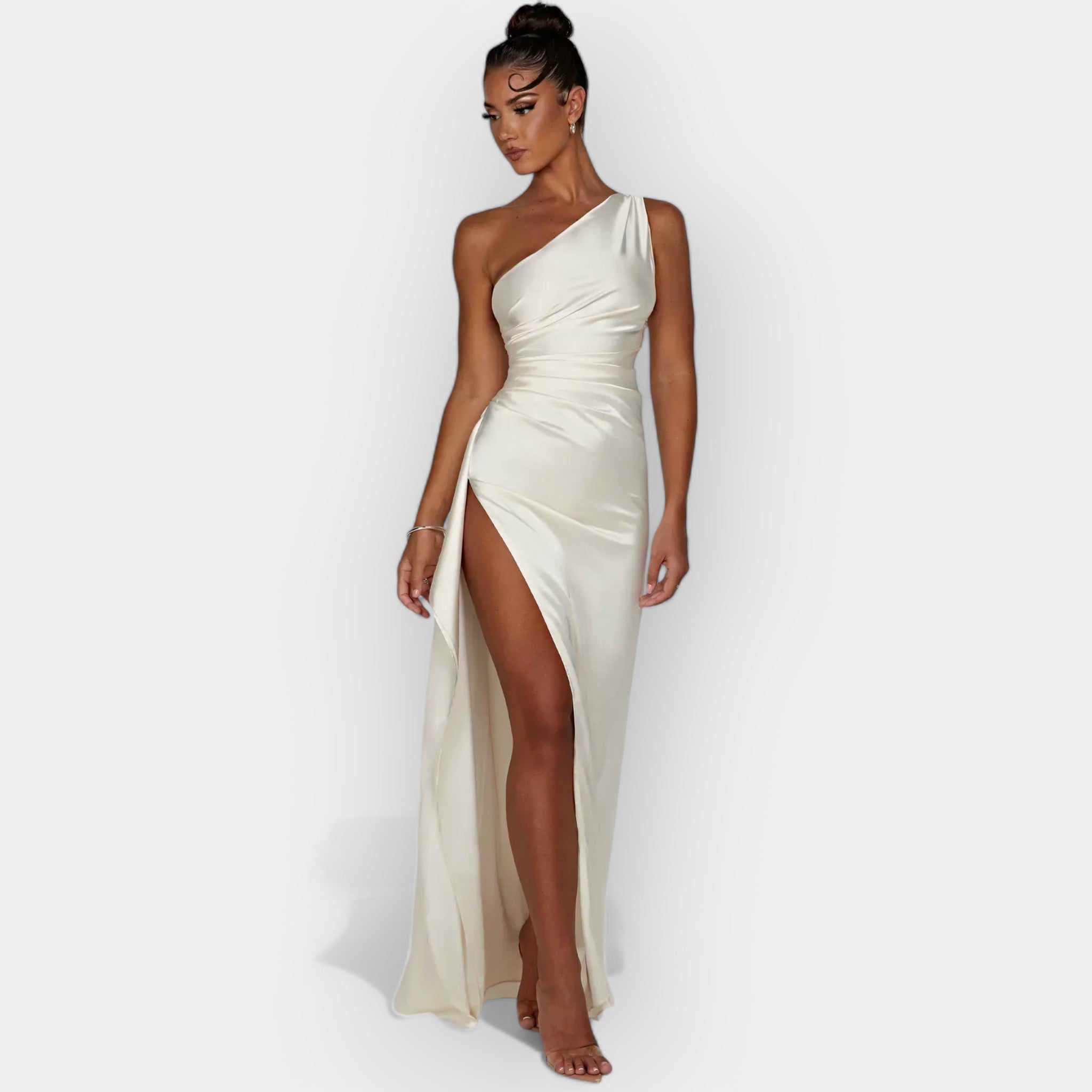 Rochie satinată rafinată