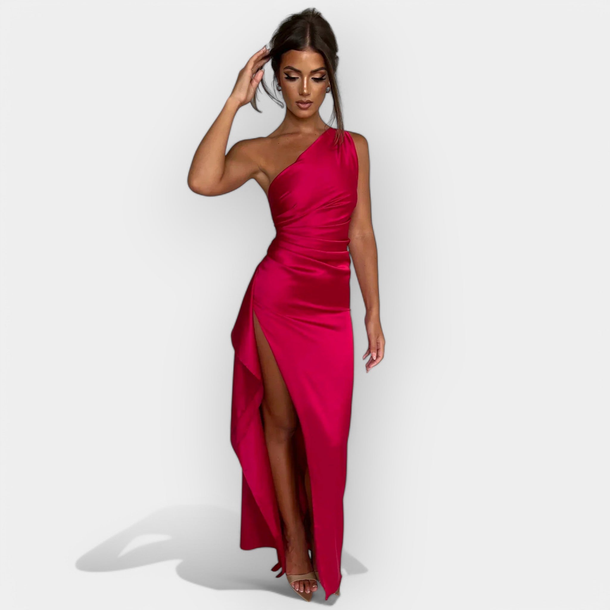 Rochie satinată rafinată