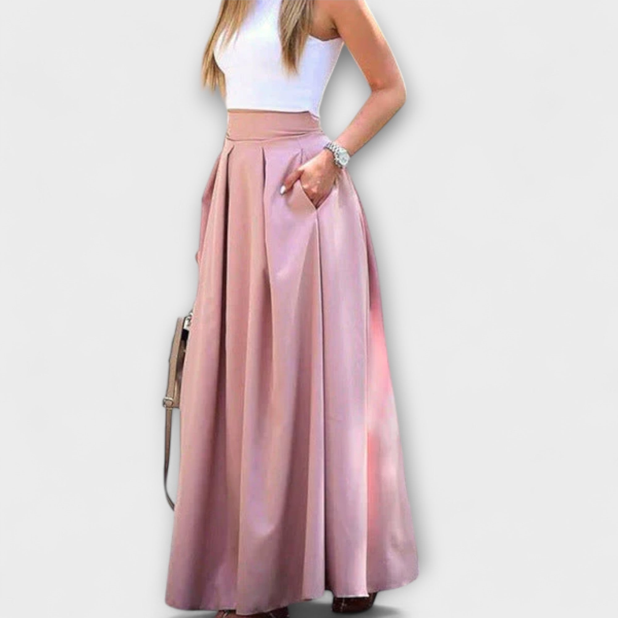 Tzafira – Elegantný Maxisukňa s vysokým pásom