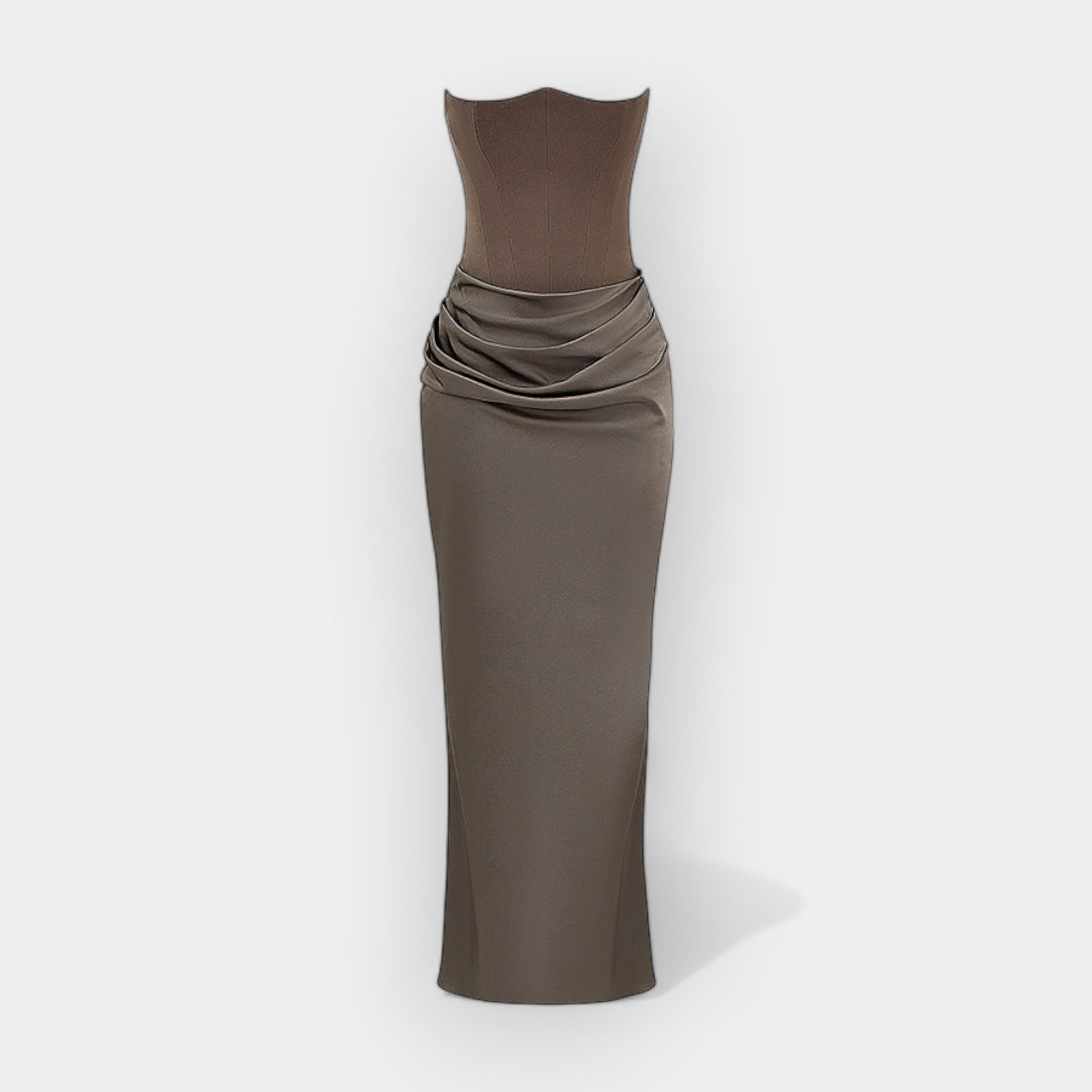 Rochie lungă fluidă și rafinată