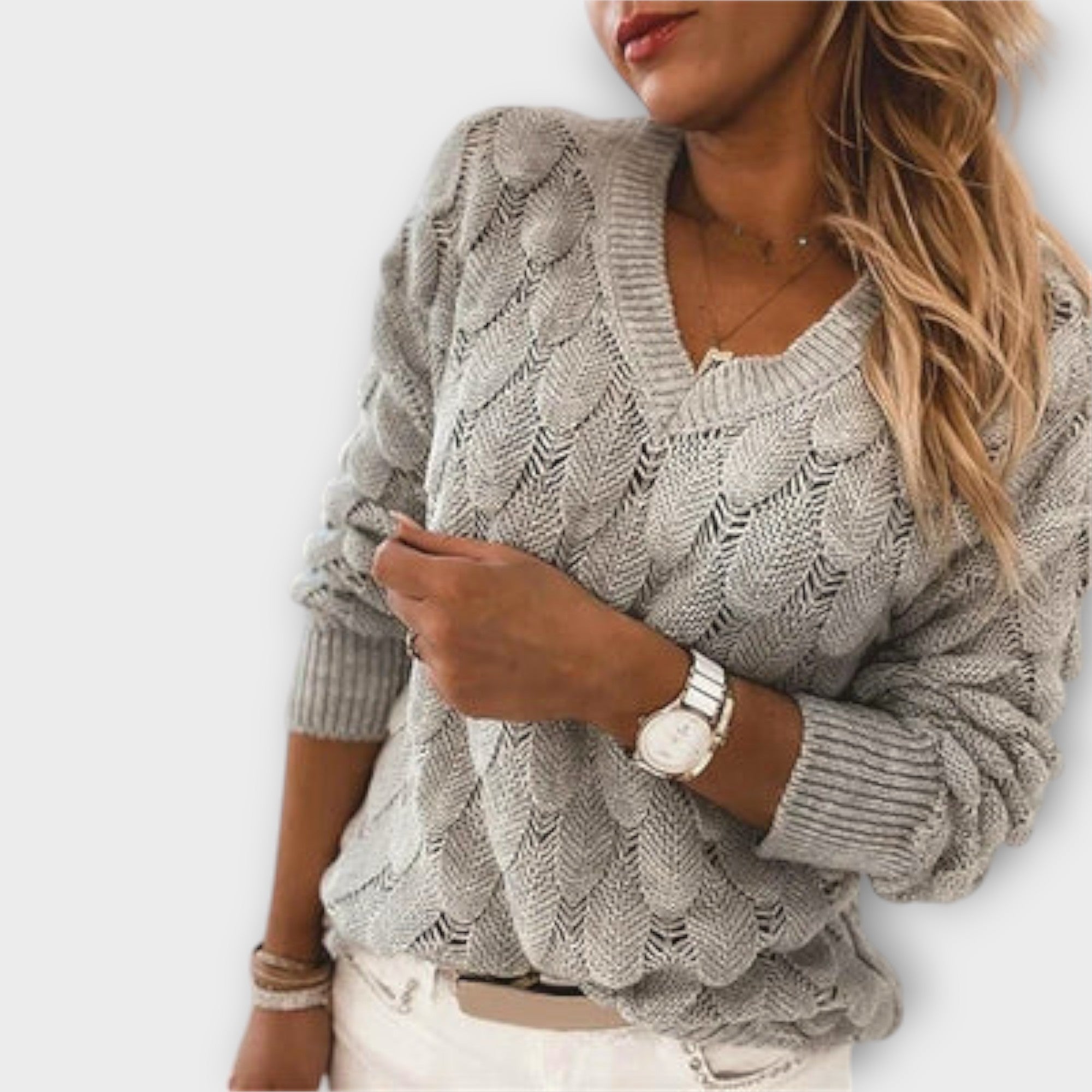 Noemier – V-Neck Pullover