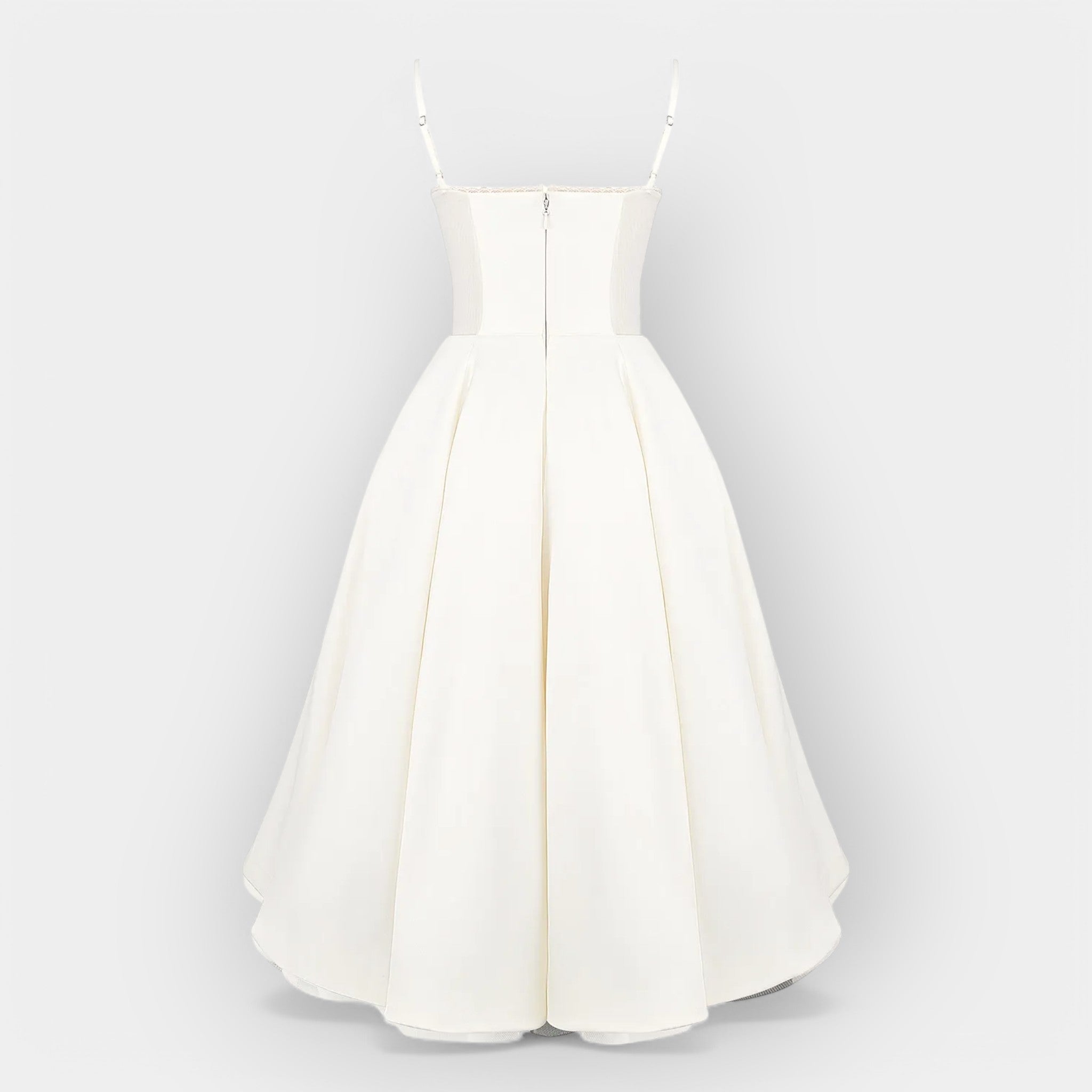 Rochie midi albă