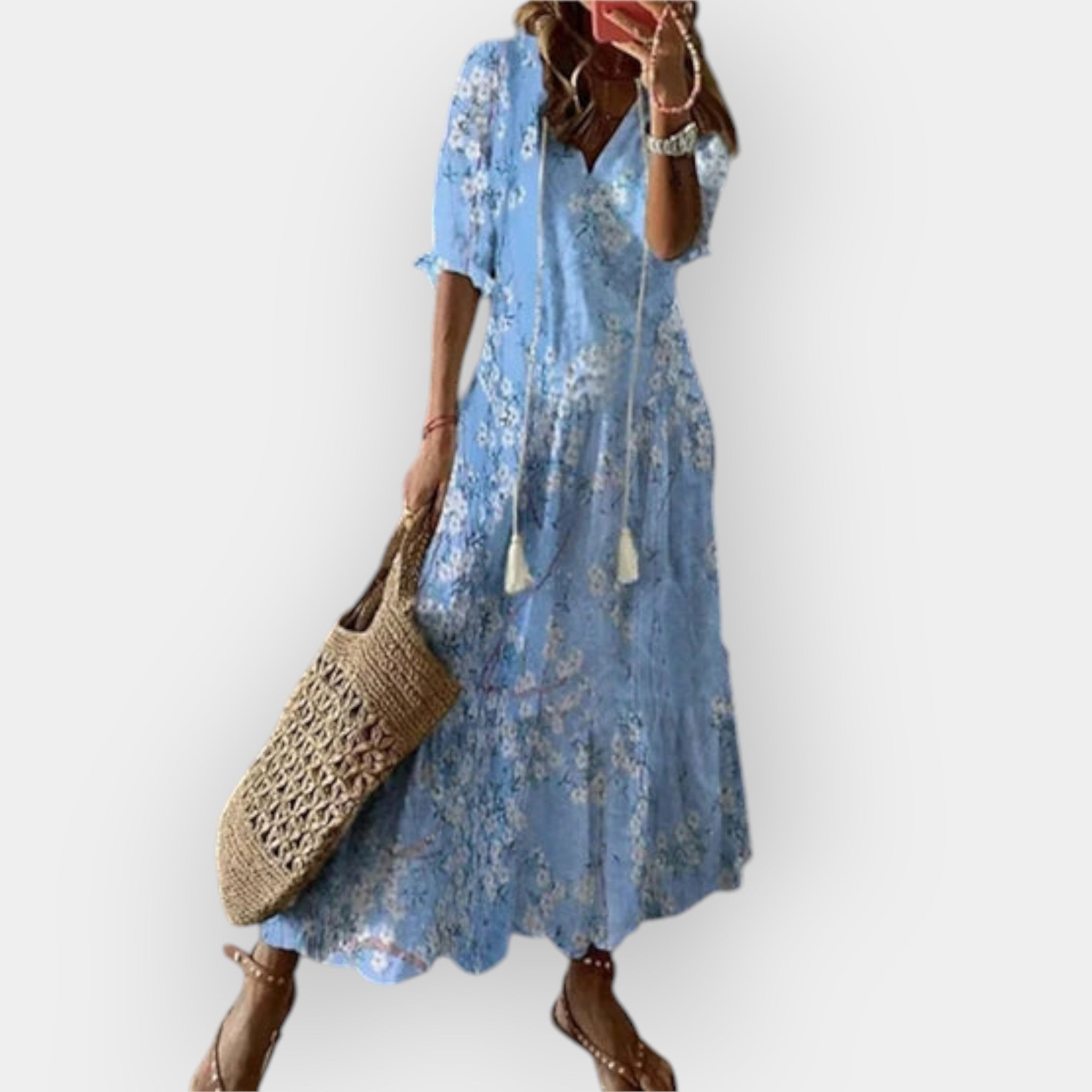 Rochie maxi boemă
