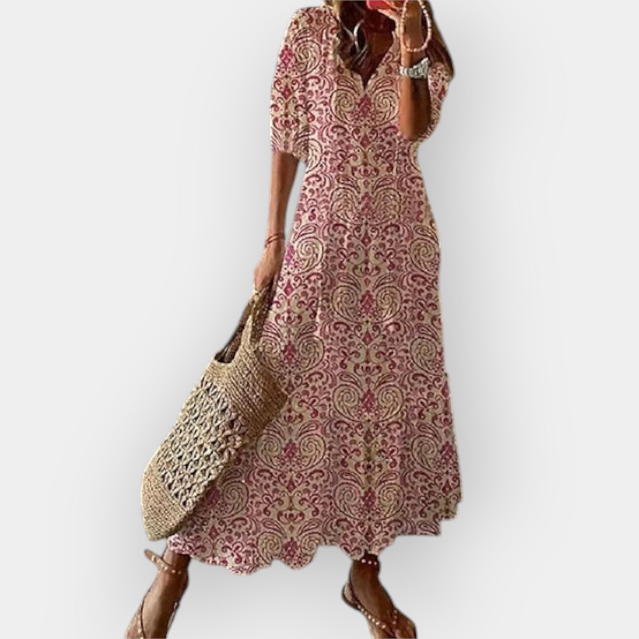 Rochie maxi boemă